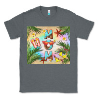 Charcoal Heather summer mom Classic Tee - TumblerDesignByShophia