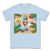 Dusty Blue summer mom Classic Tee - TumblerDesignByShophia