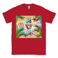 Red summer mom Classic Tee - TumblerDesignByShophia