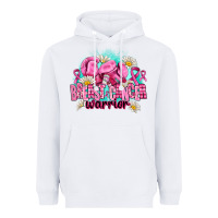 White breast cancer warrior Heavyweight Hoodie - AdoDesignShop