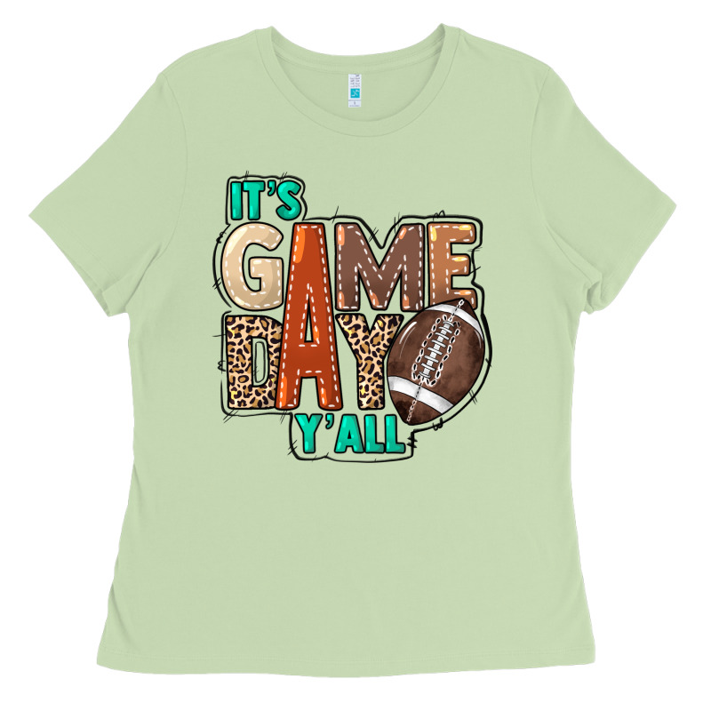 It's Game Day Y'all Ladies Tee by HowdyJamesFarm | Teevron