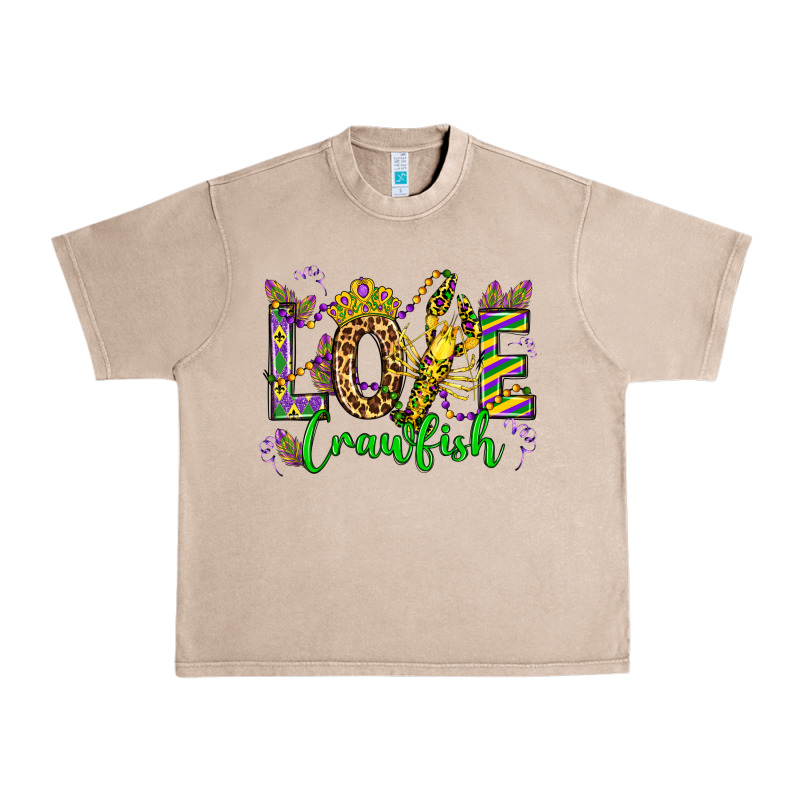 Love Crawfish Mardi Gras Olivia Urban Heavy Tee by OliviaCreatesArt | Teevron