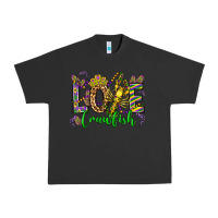 Pigment Black love crawfish mardi gras olivia Urban Heavy Tee - OliviaCreatesArt