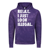 Cloud Purple relax trump i just look illegal politically incorrect t shirt Vintage Hoodie - maiPhamDesign