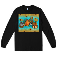 Black fall pumpkin tumbler Long Sleeve Tee - RanaPortraitStore