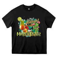 Black Midnight Margaritas Heavy Core Tee - texasbilliewilder