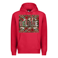 Cardinal Believe Premium Hoodie - CowhideDigitalArt