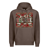 Coffee Believe Premium Hoodie - CowhideDigitalArt