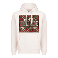 Pale Pink Believe Premium Hoodie - CowhideDigitalArt