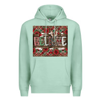 Seafoam Believe Premium Hoodie - CowhideDigitalArt