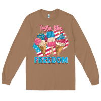 Toasted Coconut taste like freedom 4th of july Long Sleeve Tee - FaDigitalArtStudio