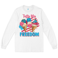 White taste like freedom 4th of july Long Sleeve Tee - FaDigitalArtStudio