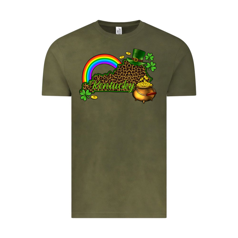 Kentucky Map St.patricks Vintage Tee by CowGirlArtShop | Teevron