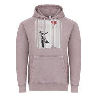 Vintage Zinc banksy balloon girl cute Vintage Hoodie - maiPhamDesign
