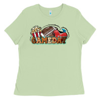 Matcha Game day football popcorn Ladies Tee - HowdyJamesFarm