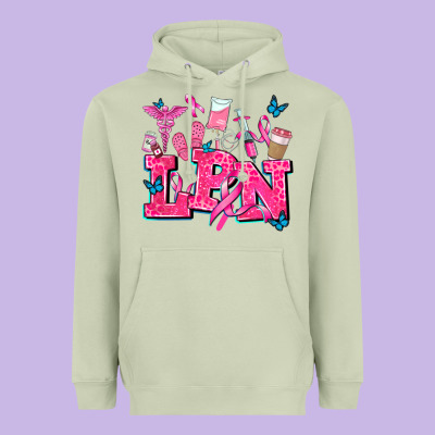 Lpn Cancer  Nurse With Heavyweight Hoodie Designed By Adodesignshop