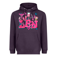 Plum lpn cancer  nurse with Heavyweight Hoodie - AdoDesignShop