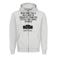 Dove Grey West Wing My Favorite People Zipper Hoodie - maiPhamDesign