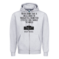 Heather Grey West Wing My Favorite People Zipper Hoodie - maiPhamDesign