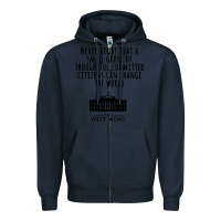 Navy West Wing My Favorite People Zipper Hoodie - maiPhamDesign