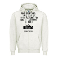 Oatmeal Heather West Wing My Favorite People Zipper Hoodie - maiPhamDesign