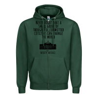Sports Green West Wing My Favorite People Zipper Hoodie - maiPhamDesign