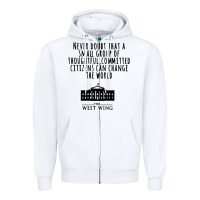 White West Wing My Favorite People Zipper Hoodie - maiPhamDesign
