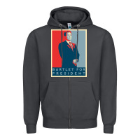 Smoke Bartlet For President Lover Gift Zipper Hoodie - maiPhamDesign