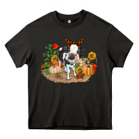 Asphalt Fall baby cow Heavy Core Tee - RanaPortraitStore