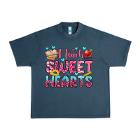 Midnight Navy i teach sweet hearts olivia Urban Heavy Tee - OliviaCreatesArt