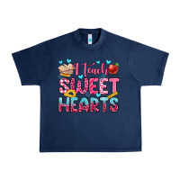 Navy i teach sweet hearts olivia Urban Heavy Tee - OliviaCreatesArt