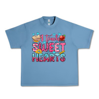 Pebble Blue i teach sweet hearts olivia Urban Heavy Tee - OliviaCreatesArt