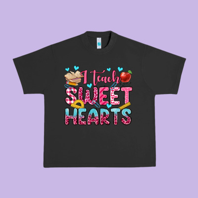 I Teach Sweet Hearts Olivia Urban Heavy Tee Designed By Oliviacreatesart