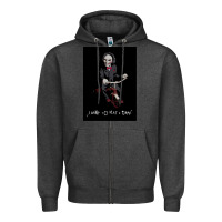Charcoal Heather Saw I Want To Play A Game Picture Zipper Hoodie - maiPhamDesign