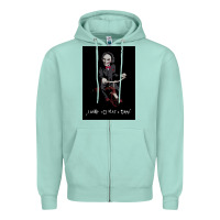 Seafoam Saw I Want To Play A Game Picture Zipper Hoodie - maiPhamDesign