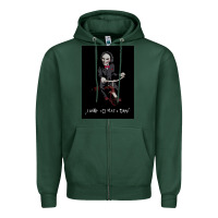 Sports Green Saw I Want To Play A Game Picture Zipper Hoodie - maiPhamDesign