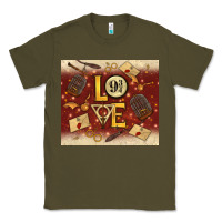 Army Green wizard love Classic Tee - TumblerDesignByShophia