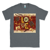 Charcoal Heather wizard love Classic Tee - TumblerDesignByShophia