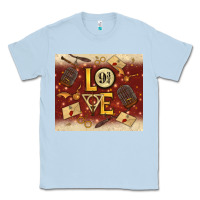 Dusty Blue wizard love Classic Tee - TumblerDesignByShophia