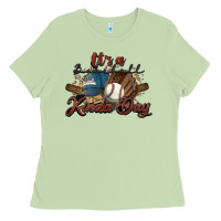 Matcha It's a Baseball kinda day Ladies Tee - HowdyJamesFarm