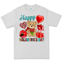 Dove Grey happy valentines day Valentine's Day Premium Tee - HowdyJamesFarm