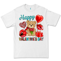 White happy valentines day Valentine's Day Premium Tee - HowdyJamesFarm