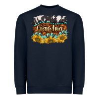 Navy western grandma Heavyweight Sweatshirt - BarkalooDesign