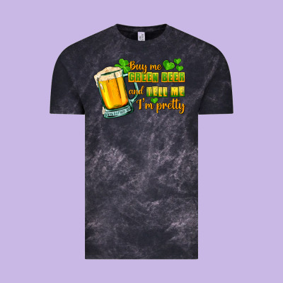 Buy Me Green Beer And Tell Me I'm Pretty Vintage Tee Designed By Cowgirlartshop