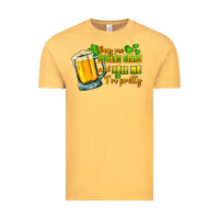 Vintage Mustard Buy me green beer and tell me i'm pretty Vintage Tee - CowGirlArtShop
