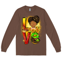 Chestnut Love Juneteenth Long Sleeve Tee - FaDigitalArtStudio