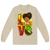 Mushroom Love Juneteenth Long Sleeve Tee - FaDigitalArtStudio