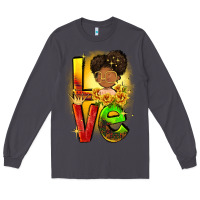 Smoke Love Juneteenth Long Sleeve Tee - FaDigitalArtStudio