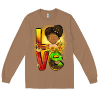 Toasted Coconut Love Juneteenth Long Sleeve Tee - FaDigitalArtStudio