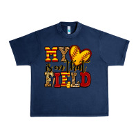 Navy my heart is on that field softball Urban Heavy Tee - Jasminsmagicworld